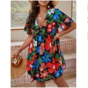 SHEIN Curve  2 X floral dress